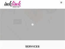 Tablet Screenshot of inklinkmarketing.com